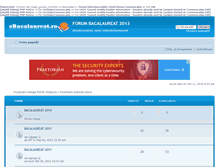 Tablet Screenshot of forum.ebacalaureat.ro