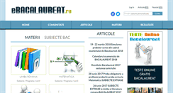Desktop Screenshot of ebacalaureat.ro